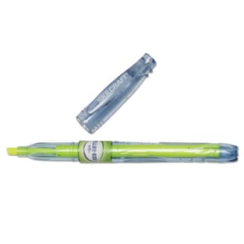 Image for Skilcraft Eco-Bottle Recycled Highlighter, Chisel Tip, Yellow, Package Of 12 from HD Supply
