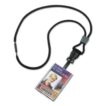 Image for Skilcraft Breakaway Lanyard/smart Holder, 36, Polyester, Black, Package Of 12 from HD Supply