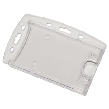 Image for Skilcraft Dual Card Id Holder, Horizontal/Vertical, 2 1/8X3 3/8, Package Of 12 from HD Supply