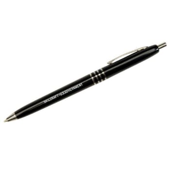 Skilcraft U.S. Government Ballpoint Pen, 1mm, Black Ink/Barrel, Package Of 12