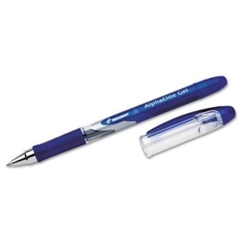Skilcraft Alphaelite Stick Gel Pen, 0.7mm, Blue Ink/barrel, Package Of 12