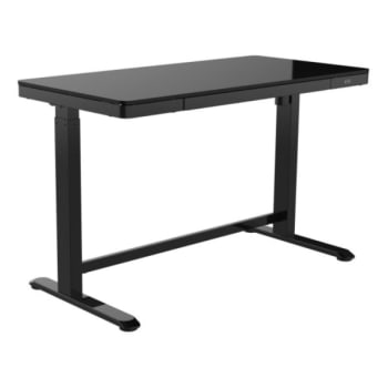 Image for Realspace® Electric Height-Adjustable Standing Desk, 48W, Black from HD Supply