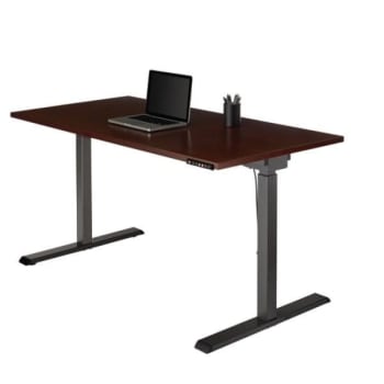 Image for Realspace® Magellan Performance Electric Height-Adjustable Standing Desk, Cherry from HD Supply