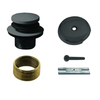 Image for Westbrass Tip Toe Universal Tub Trim With One-Hole Face Plate, Matte Black from HD Supply