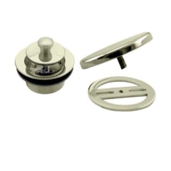 Image for Westbrass Twist And Close Universal Tub Trim Floating Faceplate, Polished Brass from HD Supply