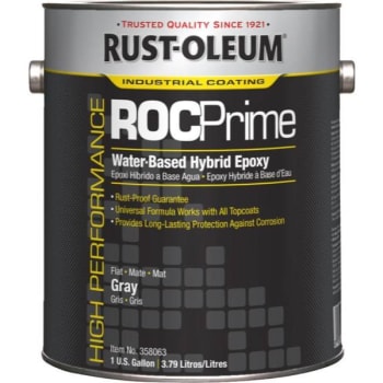 Image for Rust-Oleum Universal Water Hybrid Epoxy Primer, Flat Gray, 1 Gal, Case Of 2 from HD Supply