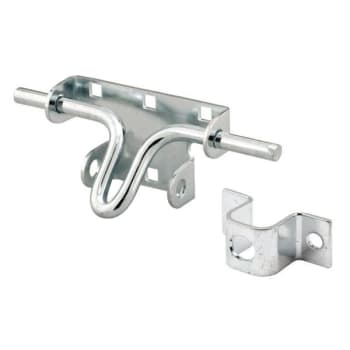 Steel Slide Bolt Latch, With Keeper And Fasteners
