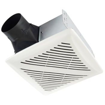 Broan® INVENT™ Single Speed Bathroom Exhaust Fan, 80 CFM, 4" Duct, 43.1 W, 120 VAC, 0.4 A