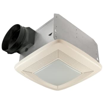Broan Qtxe Very Quiet Bath Fan Light 80 Cfm 6 Duct 23 3 W 120 Vac 0 8 A Hd Supply