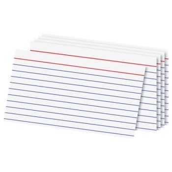 Office Depot® White Ruled Index Card, Package Of 100