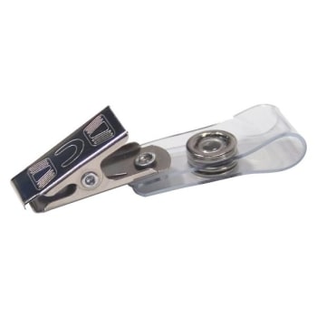 Image for Advantus® Clear/Silver Badge Strap With Clip, Box Of 100 from HD Supply