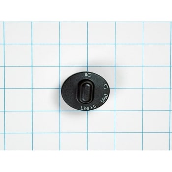 Image for Whirlpool Replacement Surface Burner Knob For Range, Part# Wp71001641 from HD Supply