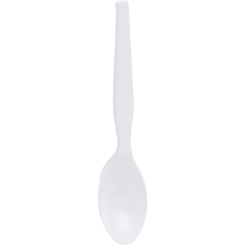 Image for Dixie White Medium Weight Polystyrene Teaspoon Box Of 1000 from HD Supply