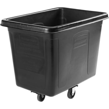 Image for Rubbermaid 500 Lb Black Bulk Cube Truck With Quiet Casters from HD Supply