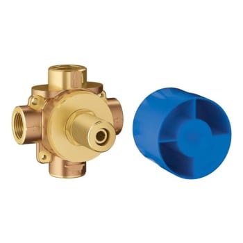 Image for Grohe® 3-Way Diverter Rough-In Valve, Rough Brass from HD Supply
