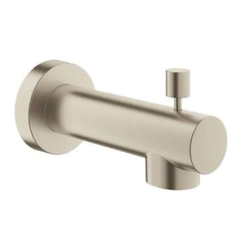 Image for Grohe® Concetto™ Diverter Tub Spout, Slip-Fit Connection, Metal, Brushed Nickel from HD Supply