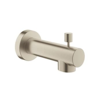 Image for GROHE® Concetto™ Diverter Tub Spout, Slip-Fit Connection, Metal, Brushed Nickel from HD Supply
