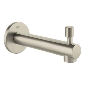 Tub Spout - Pull-Up Diverter in Brushed Nickel