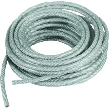1/8 In X 50 Ft In General Purpose Coated Cable (Clear)