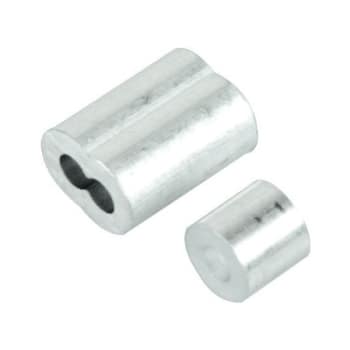 1/8 In Aluminum Cable Ferrules (2-Pack)