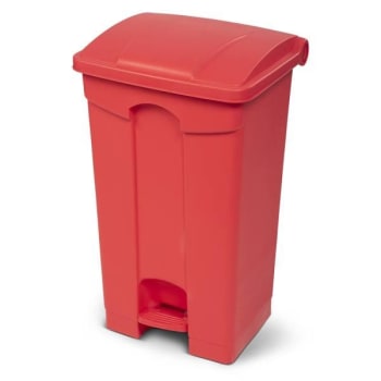 Image for Toter 23 Gallon Step On Container Fire Retardant - Red from HD Supply