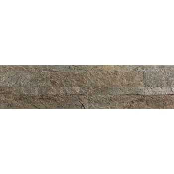 Aspect Stone 5.9x23.6 Peel & Stick Backsplash In Tarnished Quartz