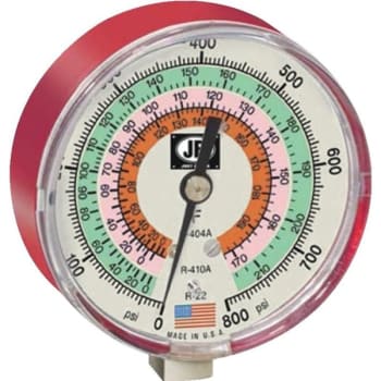 Image for Jb Industries 3-1/8" High Side Refrigeration Charging Manifold Gauge from HD Supply