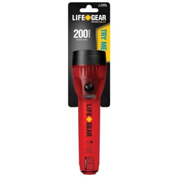 Image for Life+Gear® Red Mini Glow Waterproof LED Flashlight from HD Supply