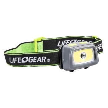 Image for Life+gear® 330 Lumen Headlamp With Red And Green Led's, Safety Flasher, Whistle from HD Supply
