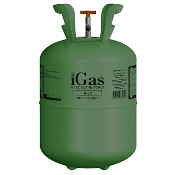 R-22 Refrigerant, 30 Lb. Disposable Cylinder – Legacy HVAC And Refrigeration Applications