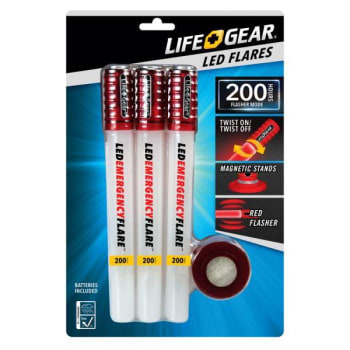 Image for Life+Gear® Resuable, Magnetic, LED Emergency Flares from HD Supply