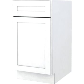 Image for Sunco 21w X 34-1/2h X 24D White Shaker Base Cabinet from HD Supply