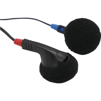 Avid Simple Value Based Earbud With Comfortable Soft Foam Earpads, Case Of 500