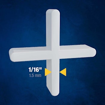 Qep 1/16 In. Traditional Flexible Tile Spacers, Package Of 300