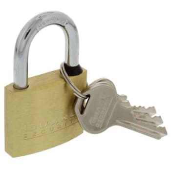 Image for World And Main Solid Brass Padlock, Standard Shackle, Package Of 6 from HD Supply