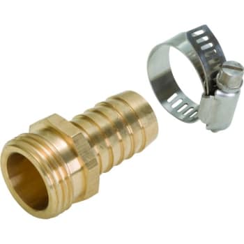 Image for Hose Repair Coupling Male 3/4" Brass from HD Supply