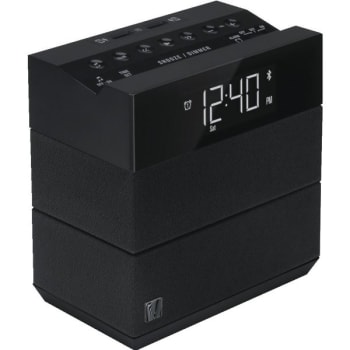 Image for Teleadapt Sound Rise Hotel Radio Alarm Clock Black from HD Supply