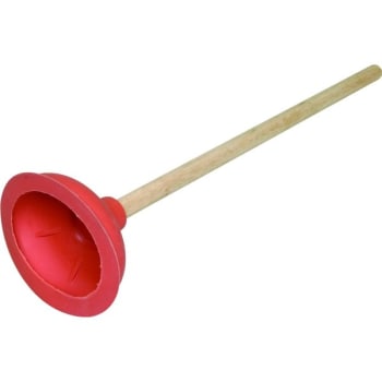 Maintenance Warehouse® Plunger 6" Red Rubber