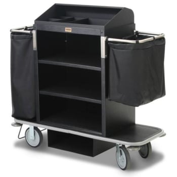 Image for Forbes Hyatt Plastic Housekeeping Cart With 2 Bags from HD Supply