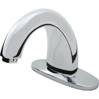 Rubbermaid Polished Chrome Touch Free Deck-mount Lavatory Faucet