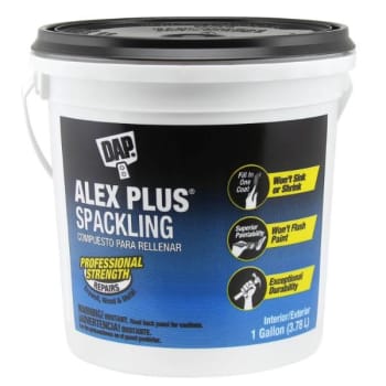 Image for Dap Alex Plus Spackling Gallon from HD Supply