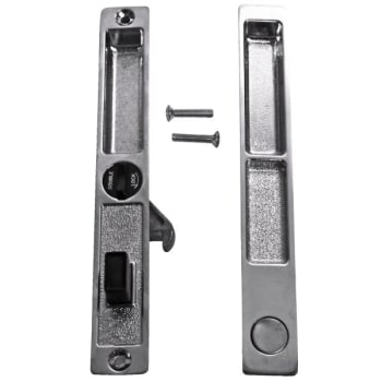 Strybuc Patio Door Chrome Lock Assembly With Key Lock Pack Of 2