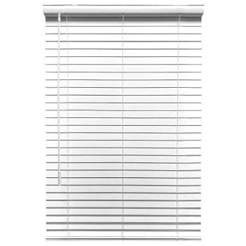 Image for Champion Pure White 2 In. Cordless Room Darkening Smooth Faux Wood Blind 66x96 In. from HD Supply