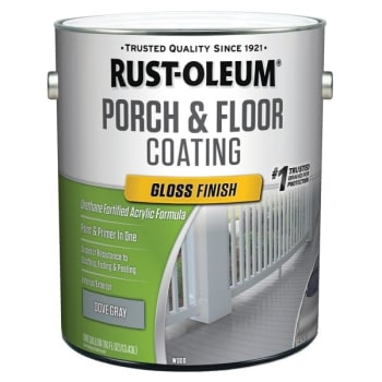 Image for Rust-Oleum 1 Gal Porch and Floor Coating Gloss Dove Gray 2PK from HD Supply