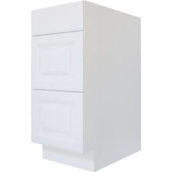 Seasons® 15w X 34-1/2h X 24d 3 Drawer Kitchen Base Cabinet White