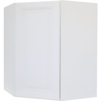 Seasons® 24w X 30h X 12d Corner Wall Cabinet White