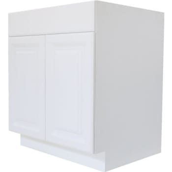 Image for Seasons® 33w X 34-1/2h X 24d 2 Door Kitchen Sink Base Cabinet White from HD Supply