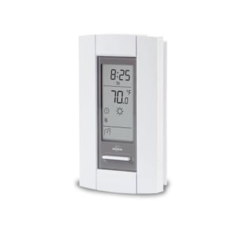 Cadet Double-Pole Electronic Programmable 208/240volt White Wall Thermostat