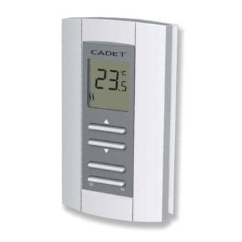 Image for Cadet Double-Pole Electronic Non-Programmable 15amp White Wall Thermostat from HD Supply