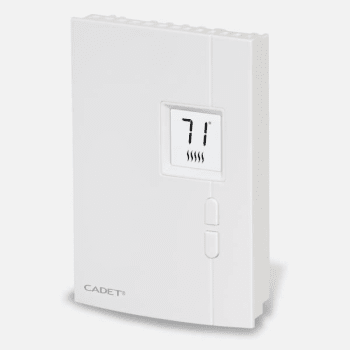 Image for Cadet Single-Pole Electronic Non-Programmable 10.4amp Wall Thermostat from HD Supply